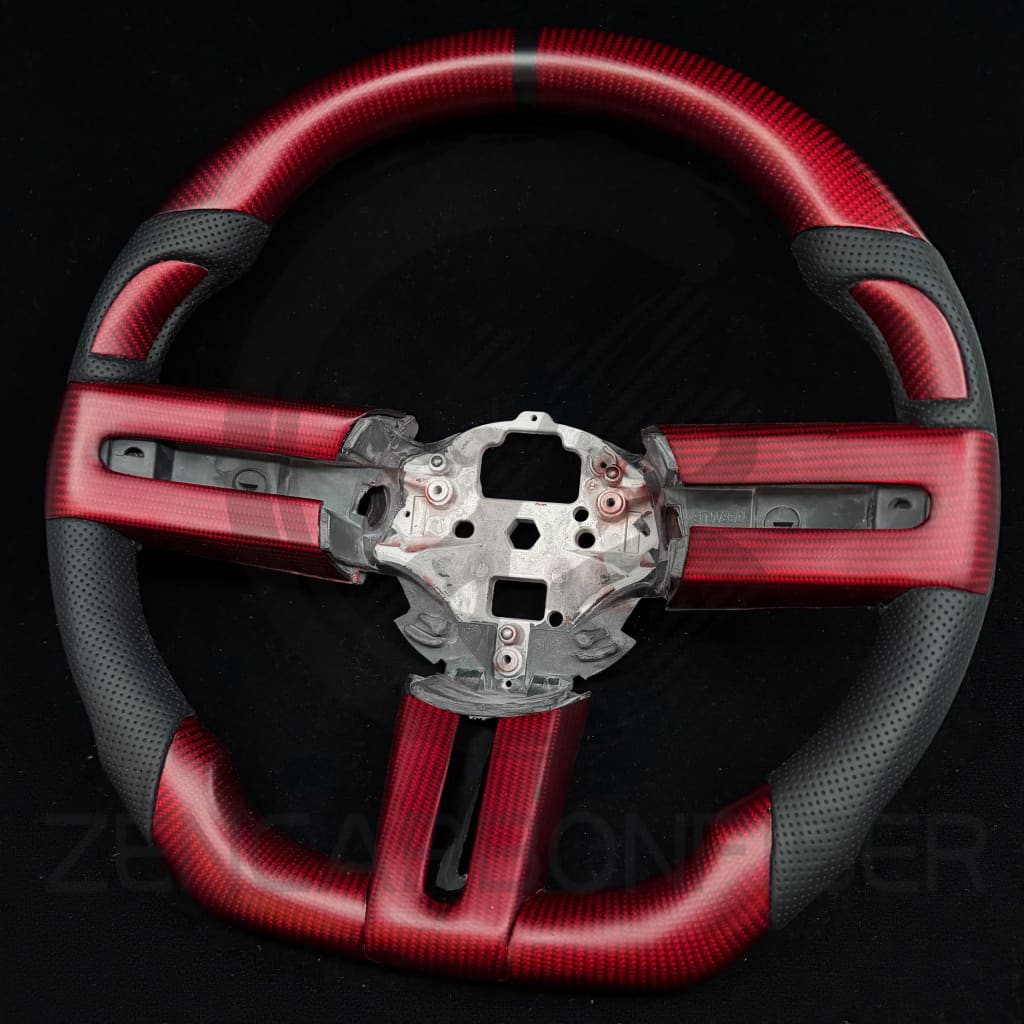 2005-2012 Ford S197 Mustang Carbon Fiber Steering Wheel - Steering Wheels