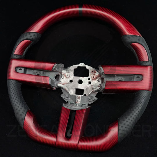 2005-2012 Ford S197 Mustang Carbon Fiber Steering Wheel - Steering Wheels