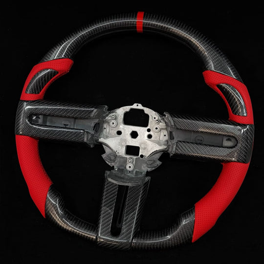 2005-2012 Ford S197 Mustang Carbon Fiber Steering Wheel - Steering Wheels