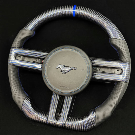 2005-2012 Ford S197 Mustang Carbon Fiber Steering Wheel Steering Wheels