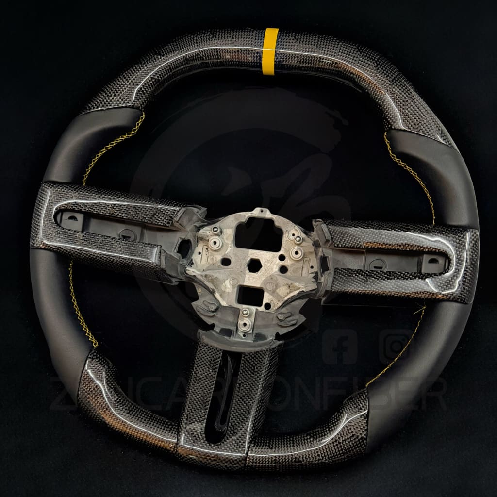 2005-2012 Ford S197 Mustang Carbon Fiber Steering Wheel - Steering Wheels