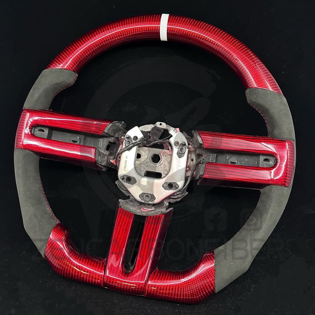 2005-2009 Ford S197 Mustang Carbon Fiber Steering Wheel Steering Wheels