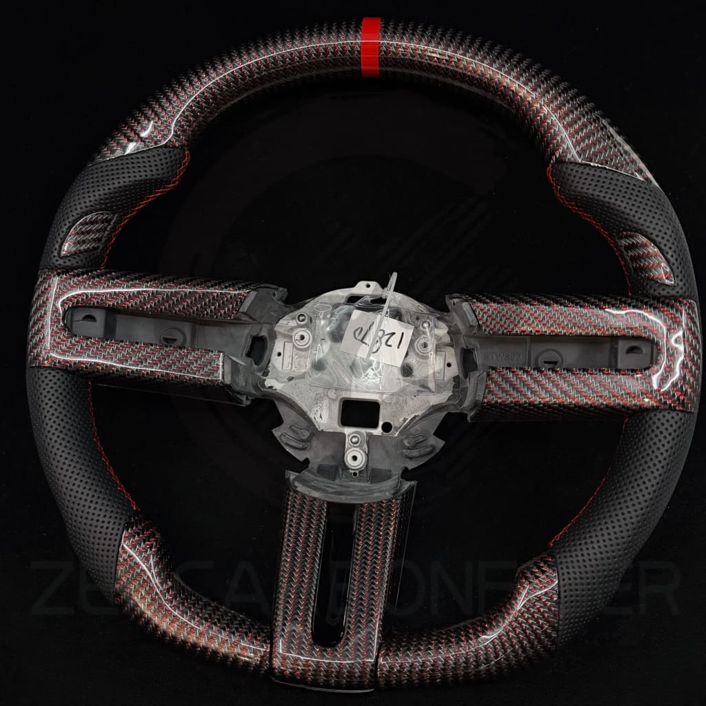 2005-2012 Ford S197 Mustang Carbon Fiber Steering Wheel - Steering Wheels