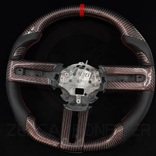 2005-2012 Ford S197 Mustang Carbon Fiber Steering Wheel - Steering Wheels