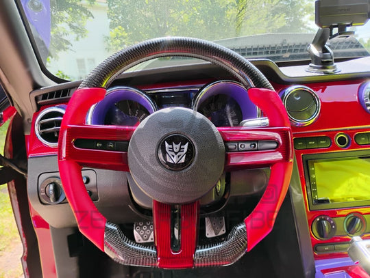 2005-2009 Ford S197 Mustang Carbon Fiber Steering Wheel Steering Wheels