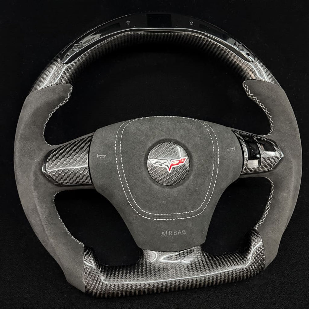 2005-2013 C6 Chevrolet Corvette Carbon Fiber Steering Wheel 2012-2013 Steering Wheels