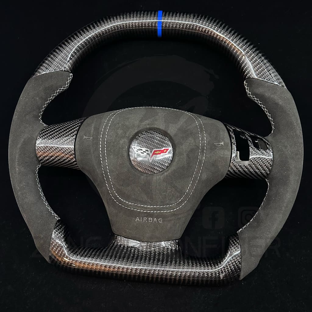 2006-2013 C6 Chevrolet Corvette Carbon Fiber Steering Wheel Steering Wheels