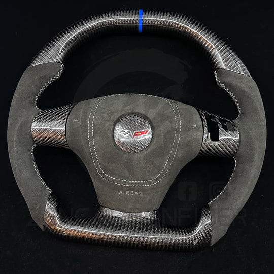 2006-2013 C6 Chevrolet Corvette Carbon Fiber Steering Wheel Steering Wheels