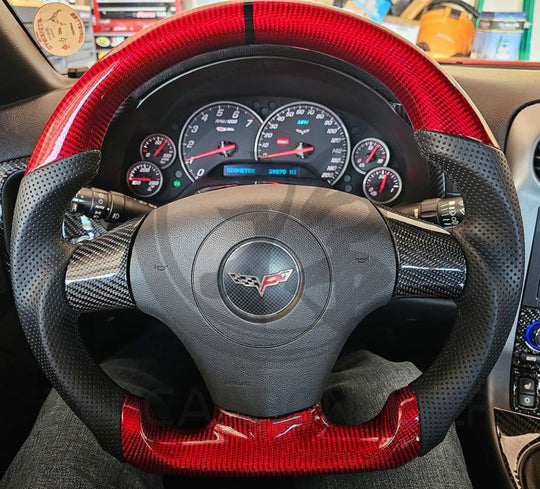 2005-2013 C6 Chevrolet Corvette Carbon Fiber Steering Wheel Steering Wheels
