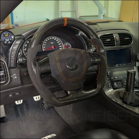 2005-2013 C6 Chevrolet Corvette Carbon Fiber Steering Wheel - Steering Wheels