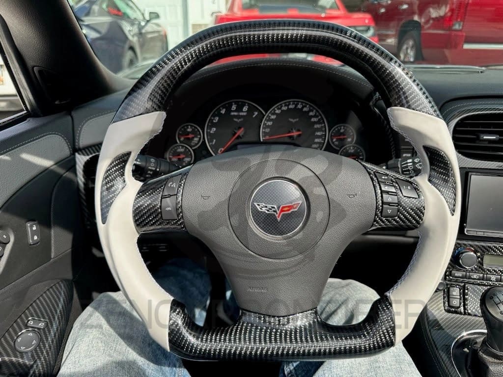 2006-2013 C6 Chevrolet Corvette Custom Carbon Fiber Steering Wheel steering wheel