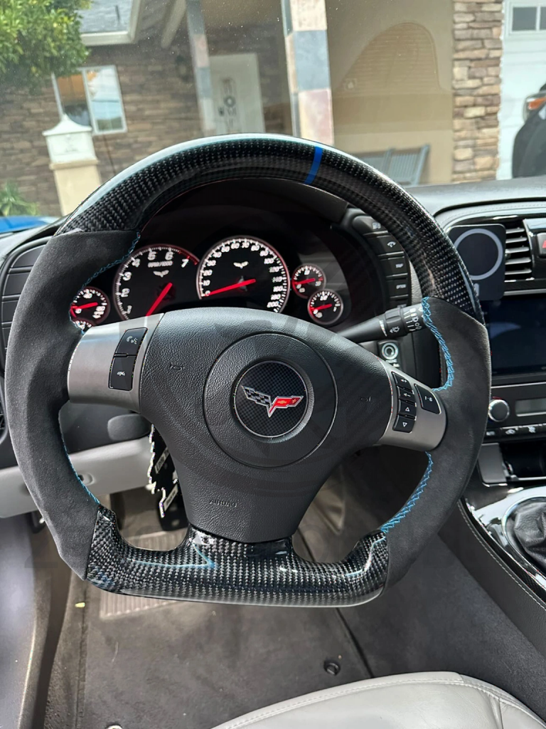 2006-2013 C6 Chevrolet Corvette Custom Carbon Fiber Steering Wheel steering wheel