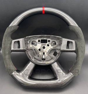 2006-2010 Wk1 Jeep Grand Cherokee Srt8 Carbon Fiber Steering Wheel 2008-2010