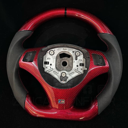 2006-2011 BMW E9X/E8X Sport Carbon Fiber Steering Wheel Steering Wheels