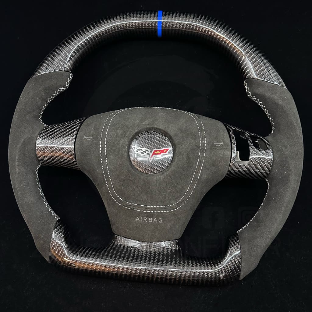 2006-2013 C6 Chevrolet Corvette Carbon Fiber Steering Wheel Steering Wheels