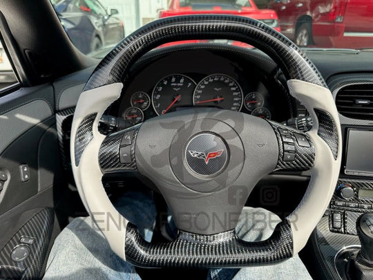 2006-2013 C6 Chevrolet Corvette Custom Carbon Fiber Steering Wheel steering wheel