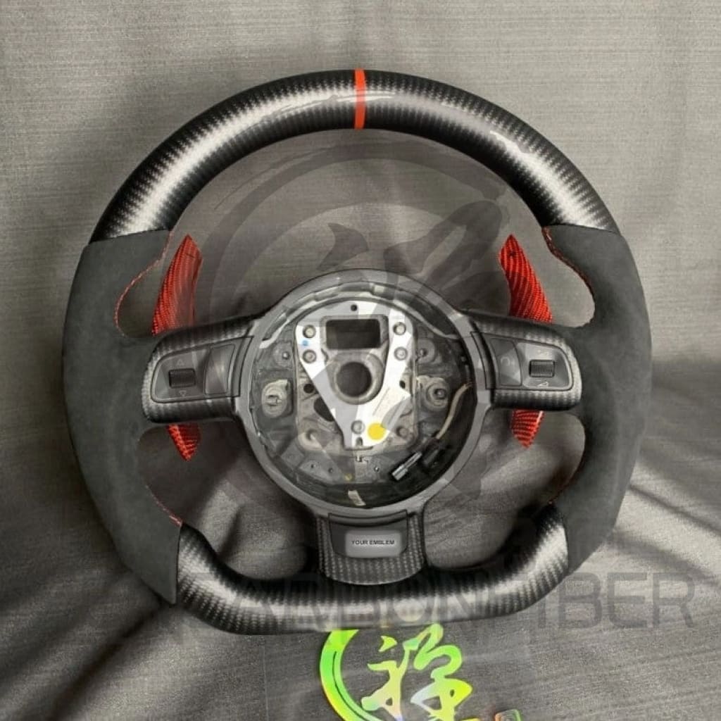 2006-2015 Audi R8/TT Carbon Fiber Steering Wheel - Steering Wheels