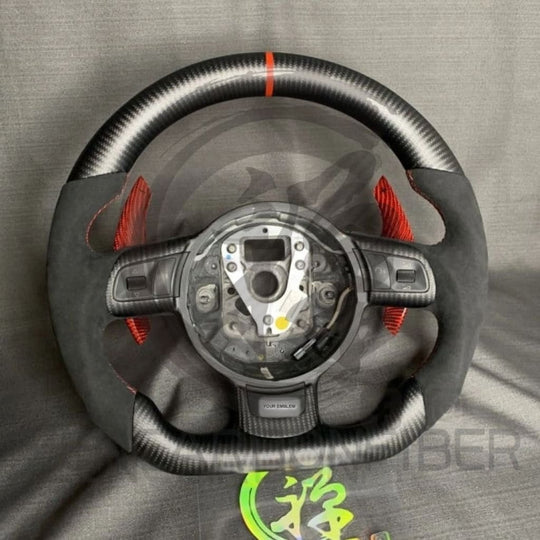 2006-2015 Audi R8/TT Carbon Fiber Steering Wheel - Steering Wheels