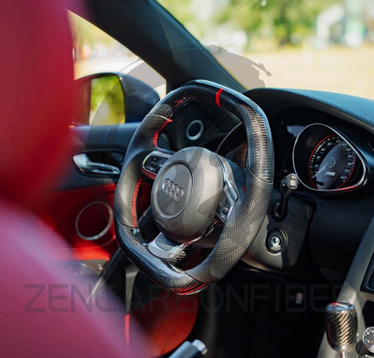 2006-2015 Audi R8/TT Carbon Fiber Steering Wheel - Steering Wheels