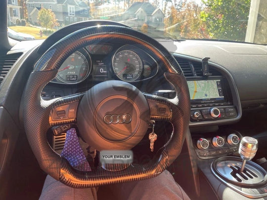 2006-2015 Audi R8/TT Carbon Fiber Steering Wheel - Steering Wheels