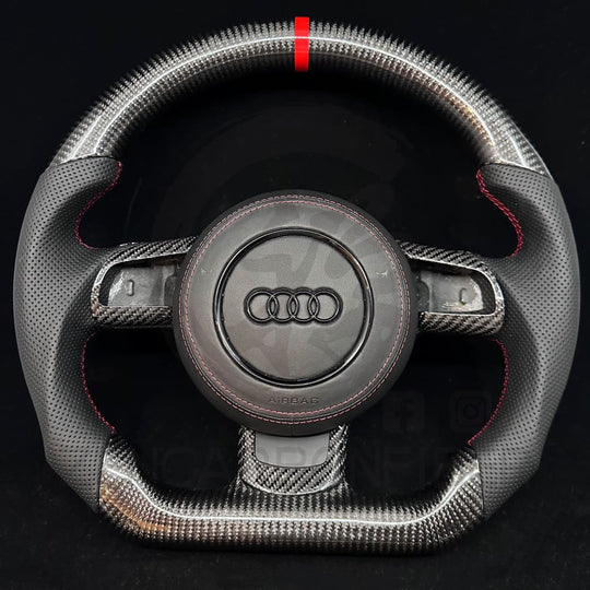 2006-2015 Audi R8/TT Carbon Fiber Steering Wheel Steering Wheels