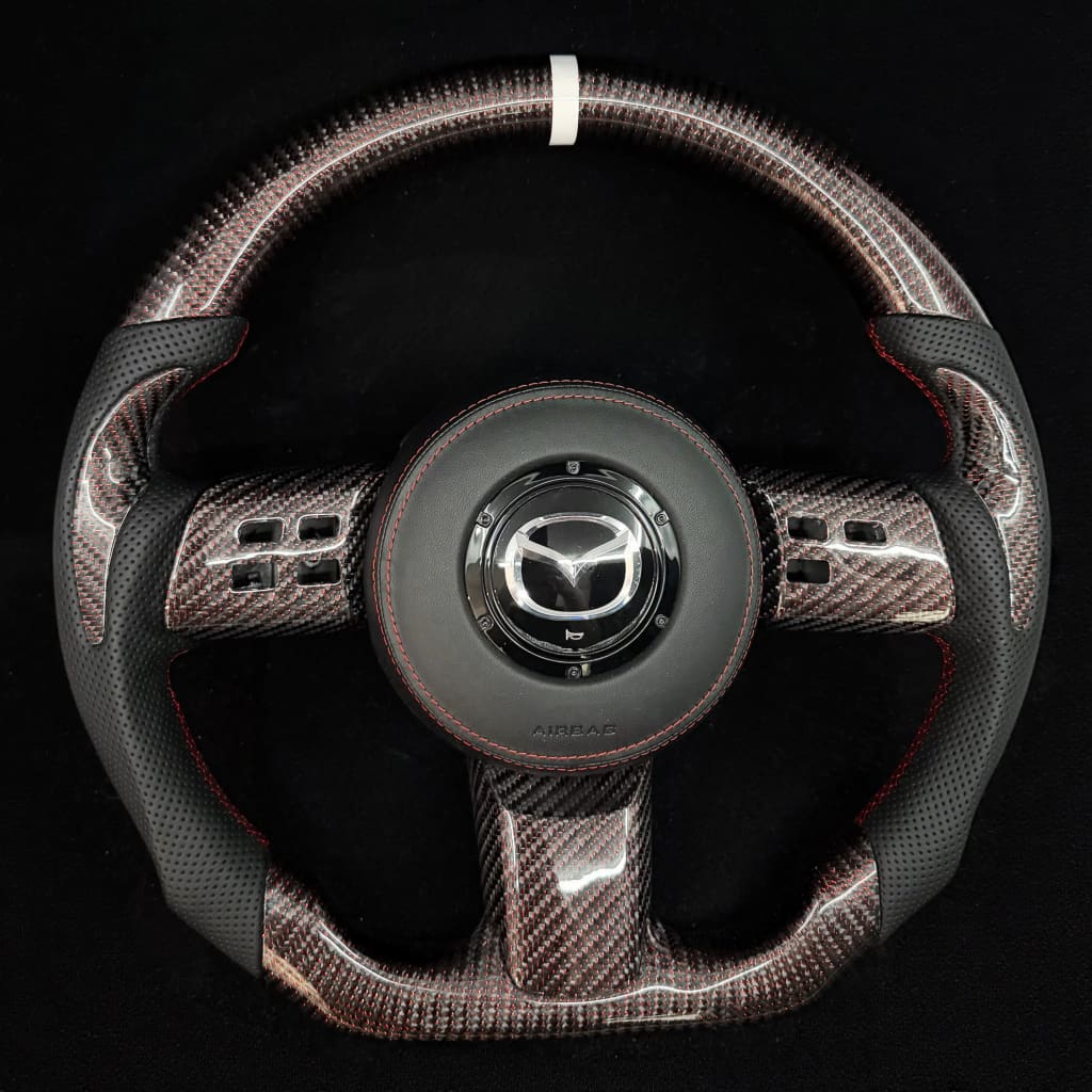 2006-2015 Mazda MX-5 (NC) Miata Carbon Fiber Steering Wheel - Steering Wheels