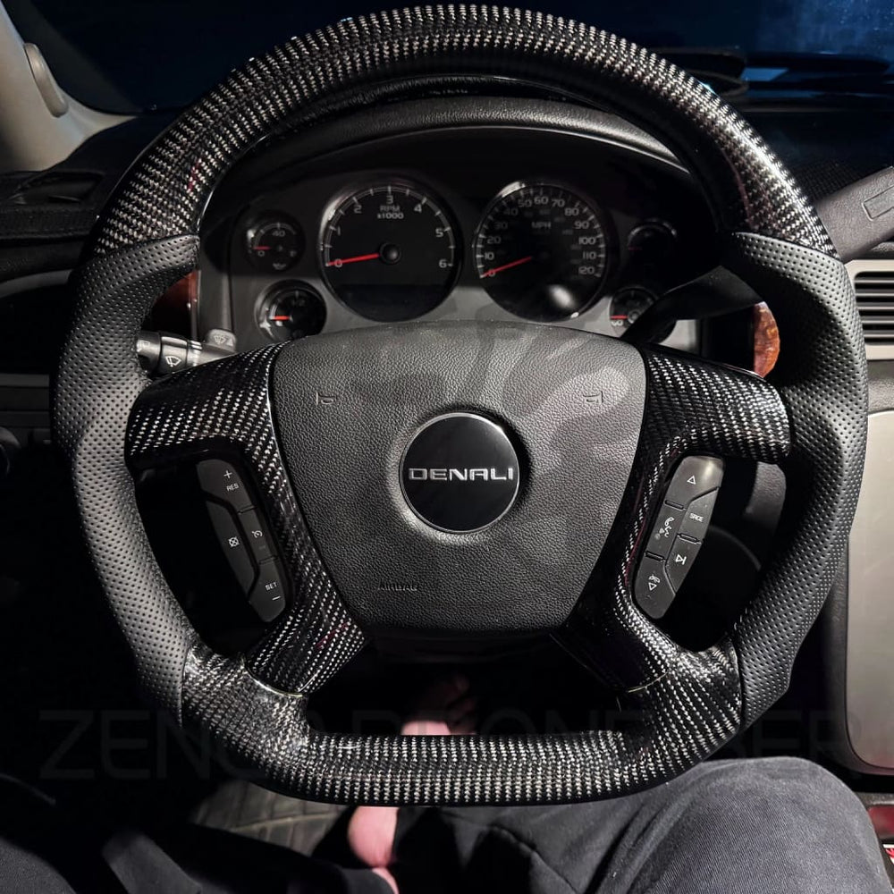 2007-2014 Chevrolet Silverado/Tahoe/GMC Sierra/Yukon/Cadillac Escalade Carbon Fiber Steering Wheel Steering Wheels