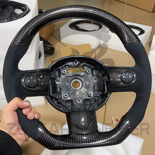 2007-2013 Mini Cooper R-series Carbon Fiber Steering Wheel - Steering Wheels