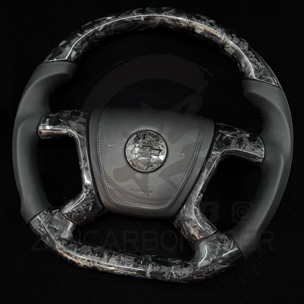 2007-2014 Chevrolet Silverado/Tahoe/GMC Sierra/Yukon/Cadillac Escalade Carbon Fiber Steering Wheel Steering Wheels