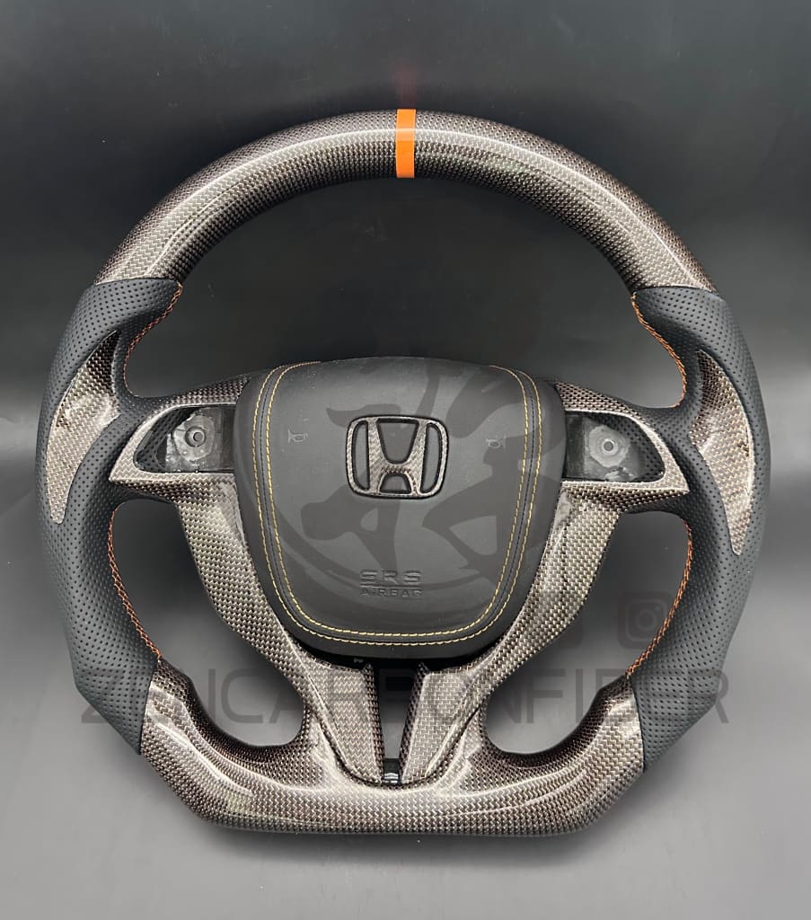 2008-2012 Honda 8Th Gen Accord Carbon Fiber Steering Wheel