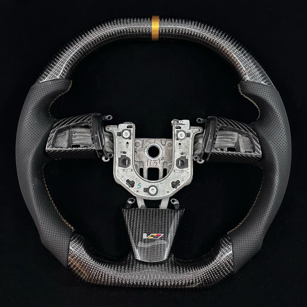 2008-2014 Cadillac CTS/CTS-V Carbon Fiber Steering Wheel Steering Wheels