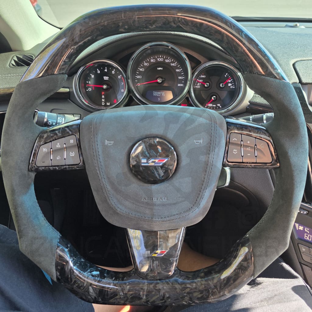 2008-2014 Cadillac CTS/CTS-V Carbon Fiber Steering Wheel Steering Wheels