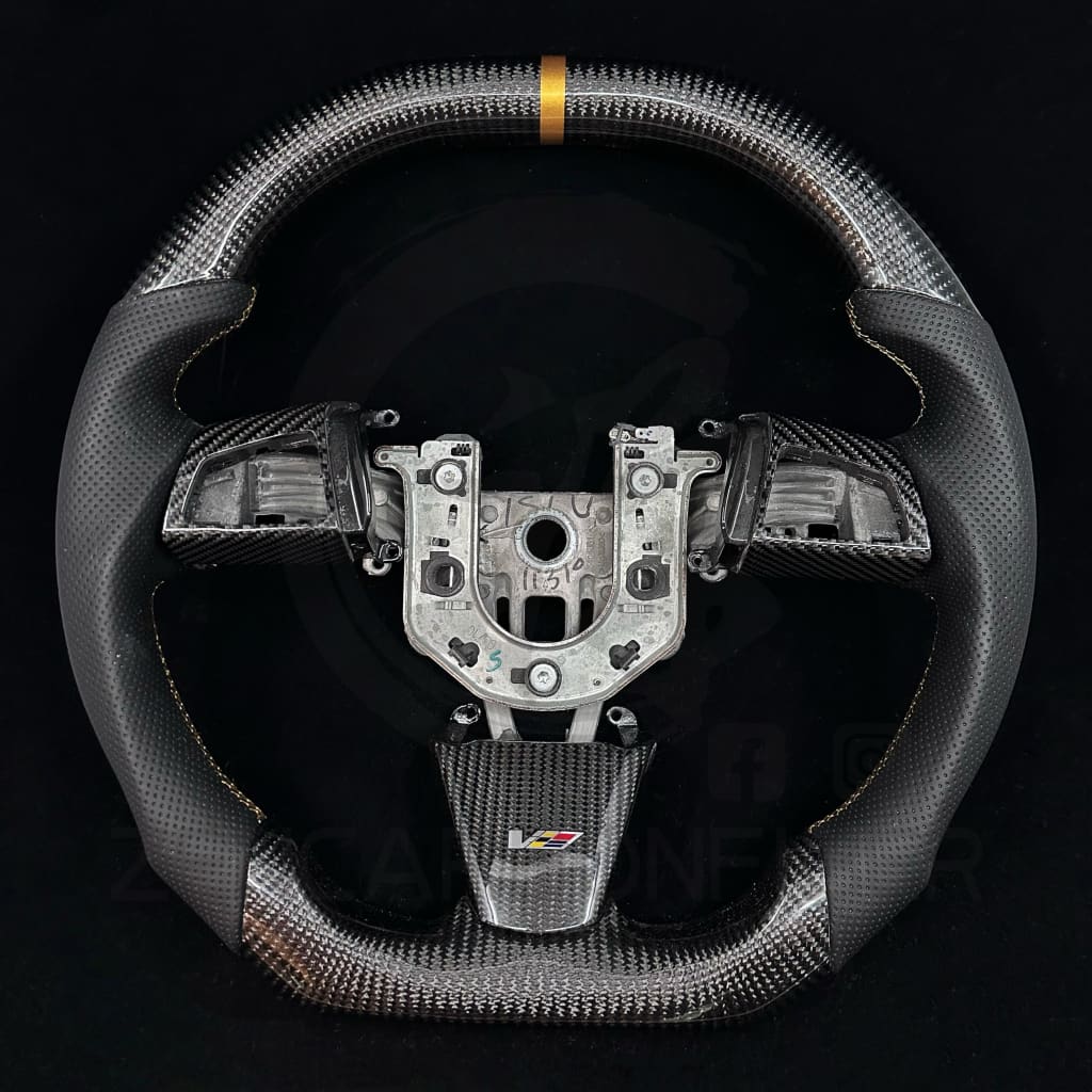 2008-2014 Cadillac CTS/CTS-V Carbon Fiber Steering Wheel Steering Wheels