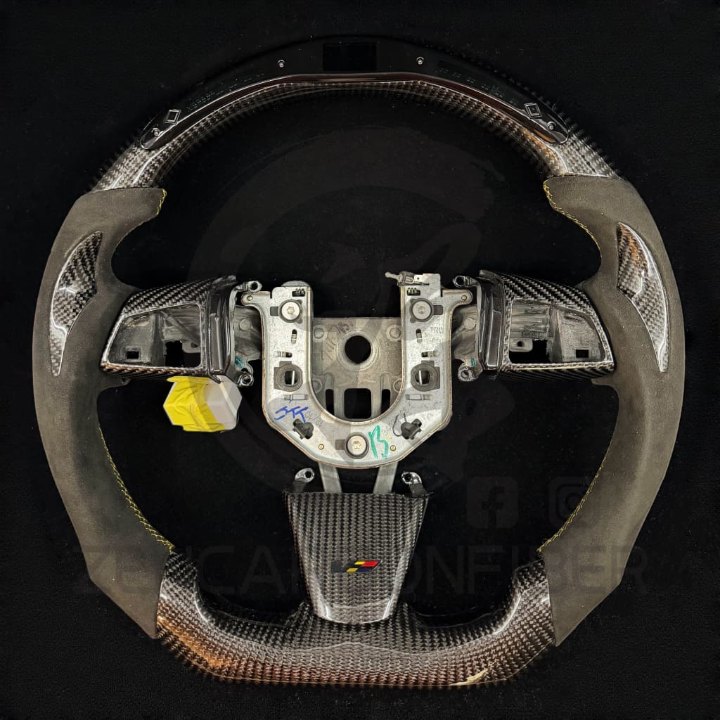 2008-2014 Cadillac CTS/CTS-V Carbon Fiber Steering Wheel Steering Wheels
