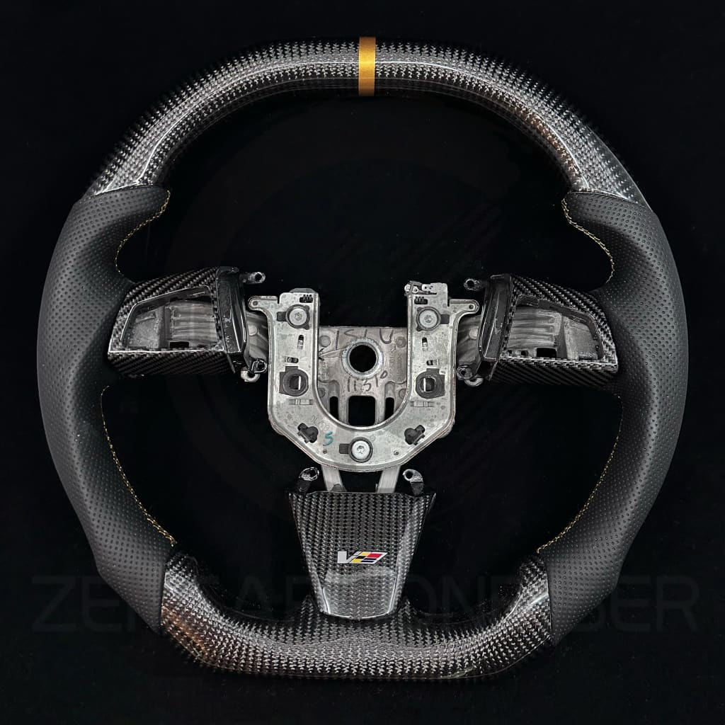 2008-2014 Cadillac CTS/CTS-V Carbon Fiber Steering Wheel - Steering Wheels
