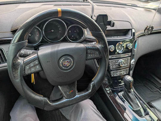 2008-2014 Cadillac CTS/CTS-V Carbon Fiber Steering Wheel Steering Wheels