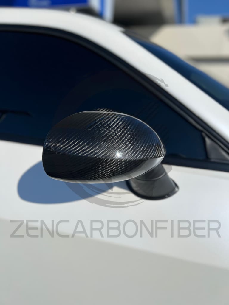 2008 + Dodge Challenger Carbon Fiber Mirror Cap Covers
