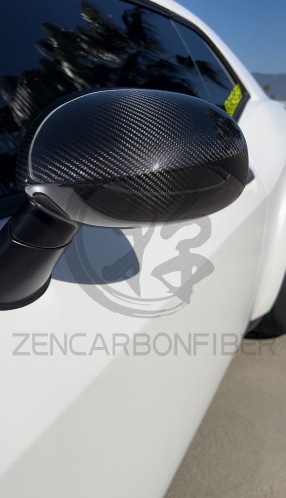 2008 + Dodge Challenger Carbon Fiber Mirror Cap Covers