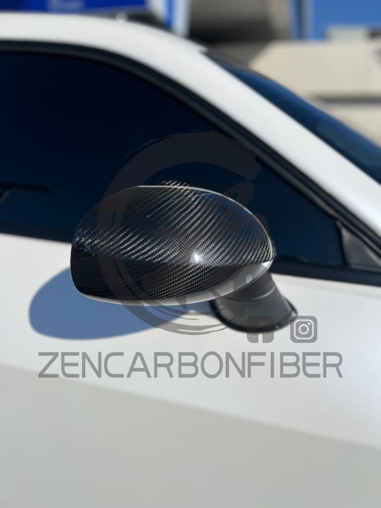 2008 + Dodge Challenger Carbon Fiber Mirror Cap Covers