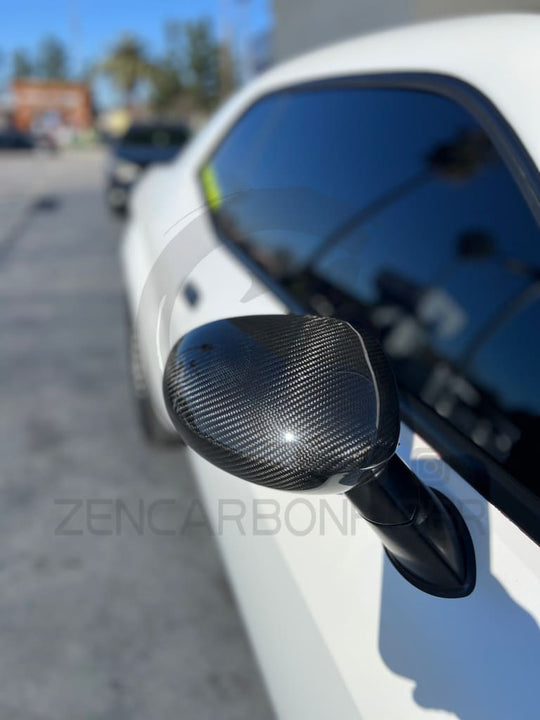 2008 + Dodge Challenger Carbon Fiber Mirror Cap Covers