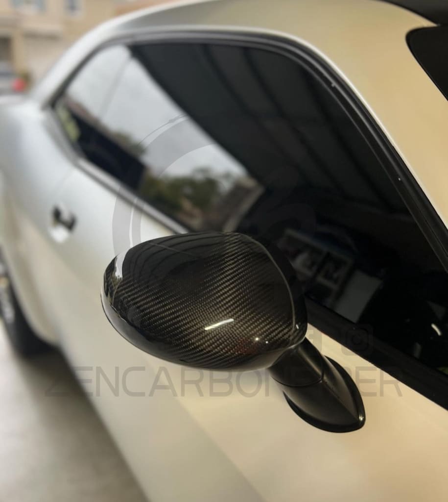 2008 + Dodge Challenger Carbon Fiber Mirror Cap Covers