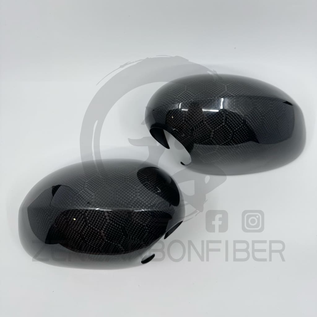 2008 + Dodge Challenger Carbon Fiber Mirror Covers Honeycomb Carbon Fiber