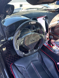 2008+ Infiniti G37 Carbon Fiber Steering Wheel