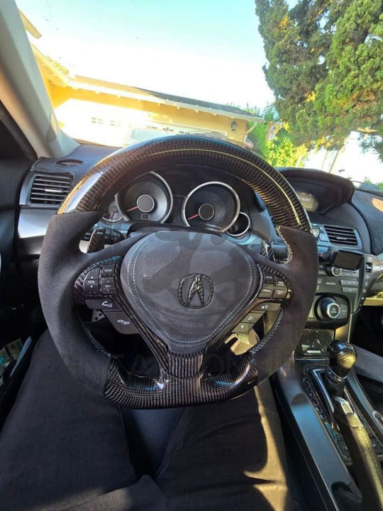 2009-2014 Acura Tl Carbon Fiber Steering Wheel