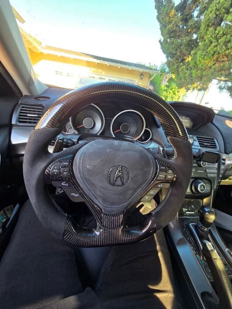 2009-2014 Acura Tl Carbon Fiber Steering Wheel