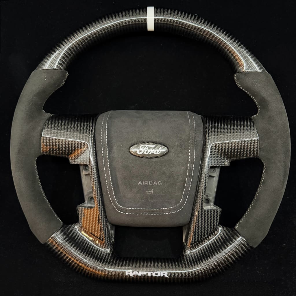 2009-2014 Ford F150/SVT Raptor Carbon Fiber Steering Wheel Steering Wheels