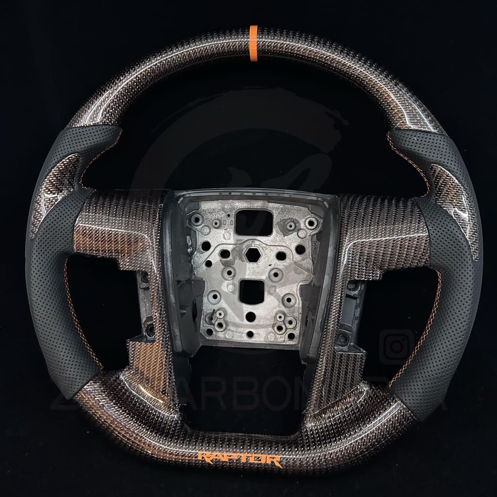 2009-2014 Ford F150/SVT Raptor Carbon Fiber Steering Wheel Steering Wheels