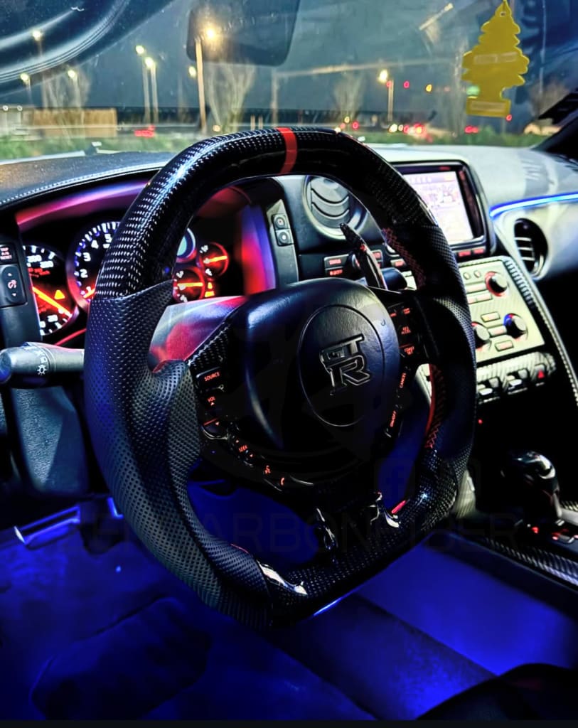 2009-2016 Nissan R35 Gtr Carbon Fiber Steering Wheel Steering Wheel