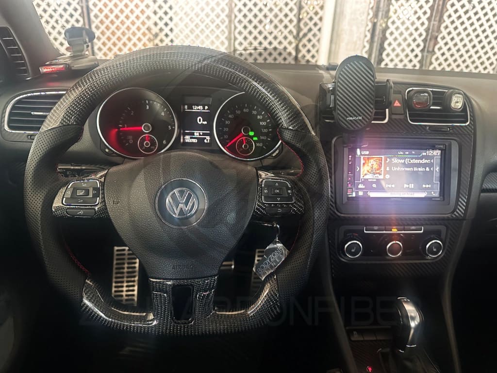 2019-2017 Volkswagen/VW CC Carbon Fiber Steering Wheel Steering Wheels