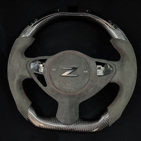 2009+ Nissan 370Z/Juke/09-14 Maxima Carbon Fiber Steering Wheel Steering Wheels
